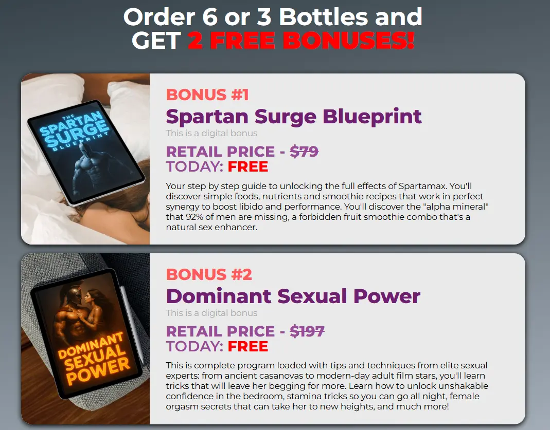 SpartaMax Bonus